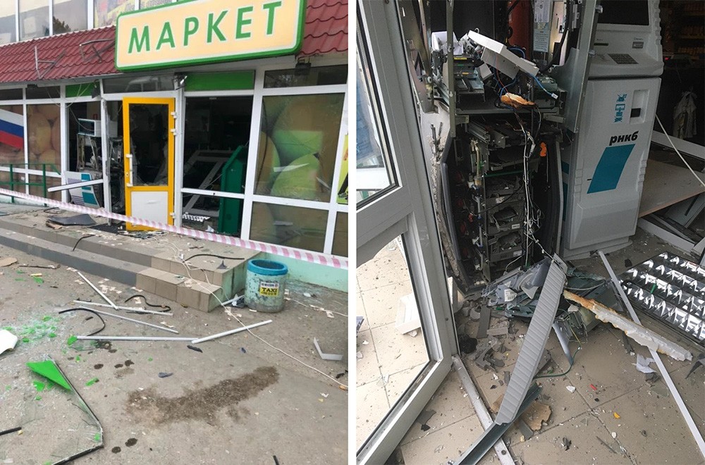 Неизвестные взорвали банкомат в Коктебеле