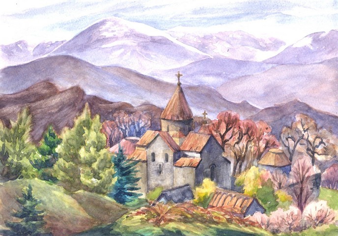 В  Доме  Александра  Грина –  пейзажи  Крыма  и  Армении