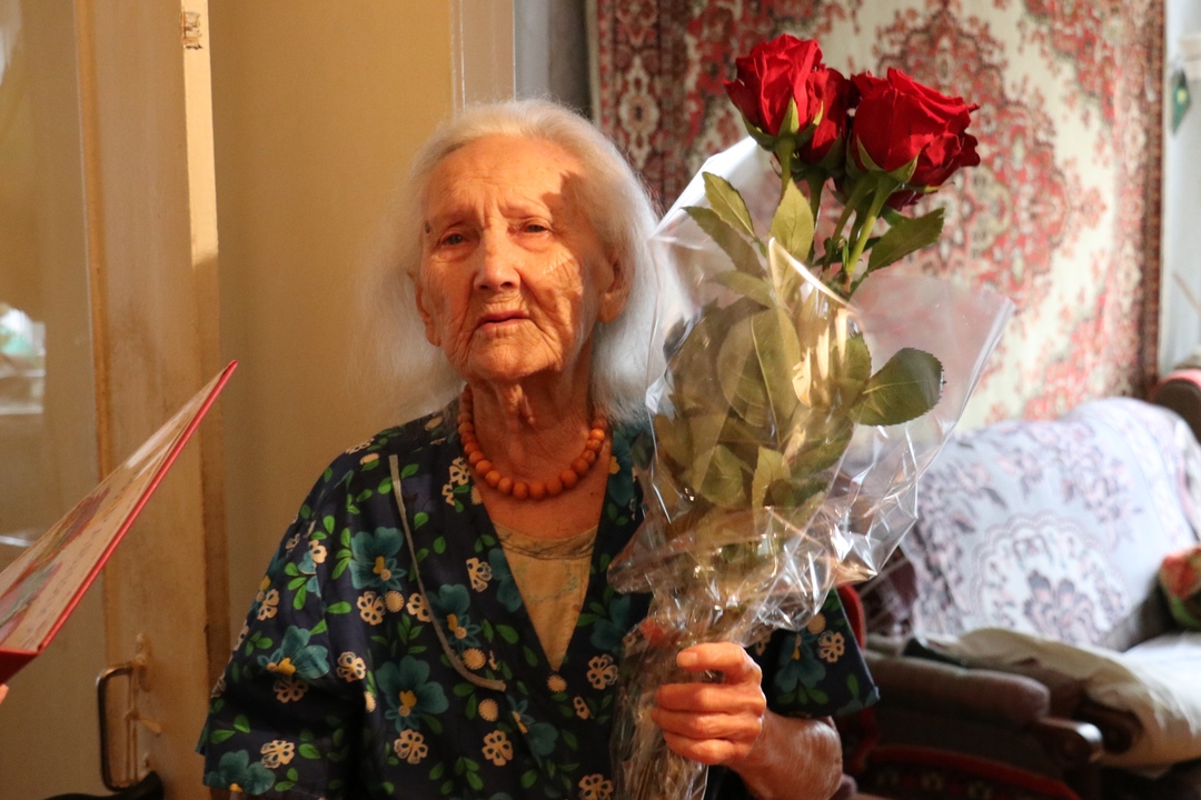 Ветеран труда Мария Яковлева отметила  96-й день рождения