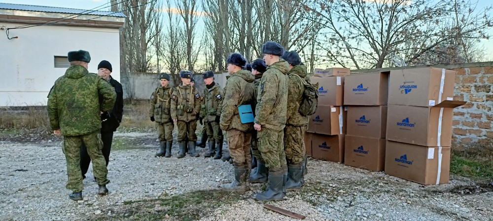 «Судокомпозит» передал гуманитарную помощь войсковой части