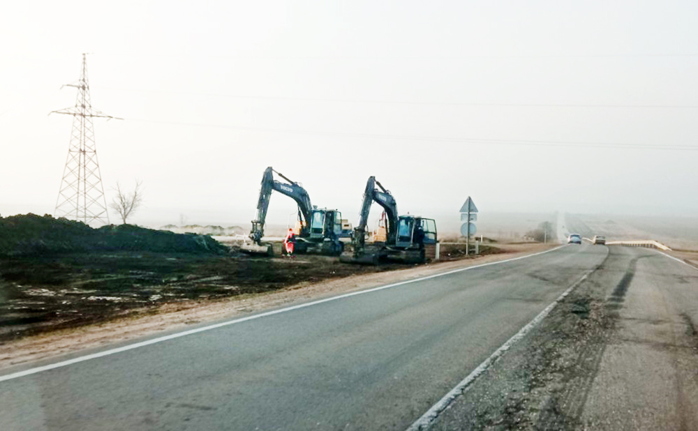Стартовали работы по ремонту дороги от «Тавриды» к Феодосии