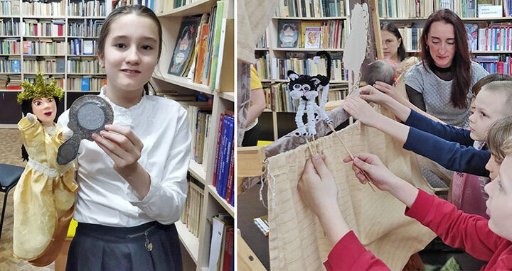 Волошинский кукольный театр приехал в гости к детям-инвалидам