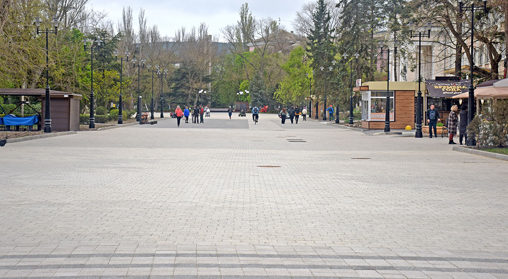 Реконструкция проспекта Айвазовского подошла к финишу